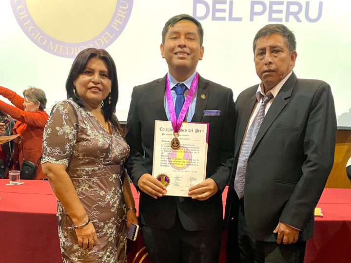 Reconocimiento Colegio Médico del Perú